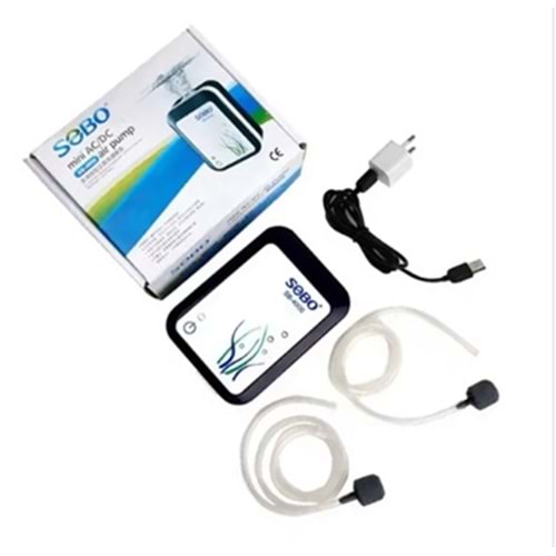 SOBO HAVA MOTORU AC/DC 2,8 W 2 X 3 LT/MİN