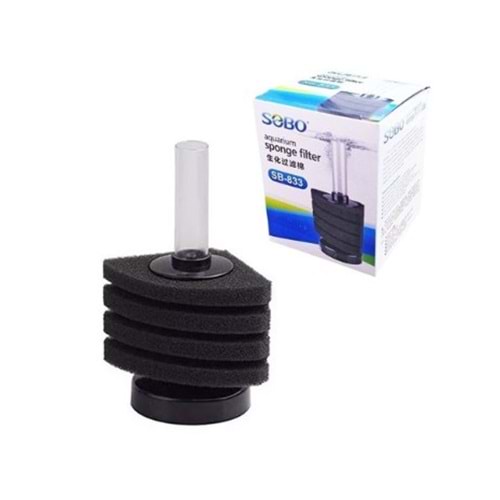 SOBO SB-833 ÜRETİM FİLTRESİ KÖŞE ÜÇGEN S BOY