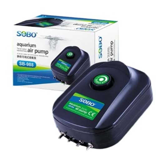 SOBO SB-988 DÖRT ÇIKIŞLI HAVA MOTORU 12 W