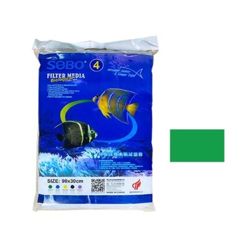 SOBO FİLTRE SÜNGERİ 90X30X2 YEŞİL