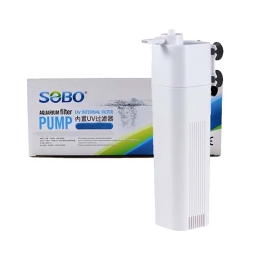 SOBO WP-290F-UV İÇ FİLİTRE YENİ NESİL BEYAZ 15W 650LT/H 7W UV