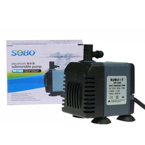 SOBO WP-3400 KAFA MOTORU 15W 880 L/H