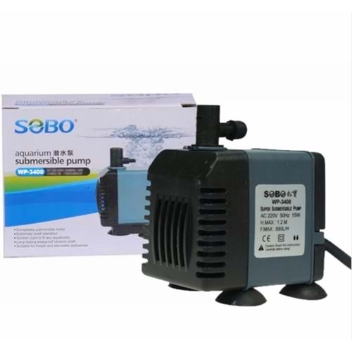 SOBO WP-3400 KAFA MOTORU 15W 880 L/H