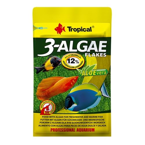 TROPİCAL 3 ALGAE FLAKES 12GR