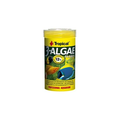 TROPİCAL 3 ALGAE FLAKES 1000ML/200GR