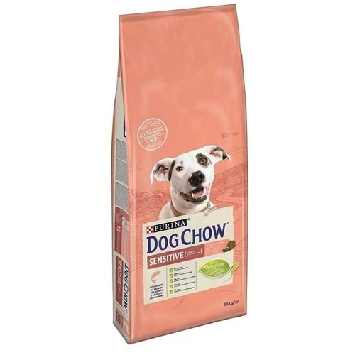 DOG CHOW SENSİTİVE SOMONLU 14 KG