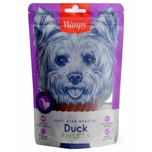 WANPY ÖRDEK FİLETO 100 GR KÖPEK ÖDÜLÜ DA-12S