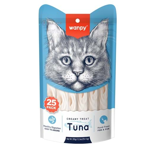 WANPY TON BALIKLI 25*14 GR KREMA KEDİ ÖDÜLÜ RAC-54