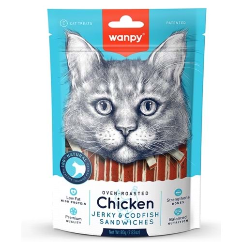 WANPY TAVUK MORİNA 80 GR KEDİ ÖDÜLÜ CC-04S