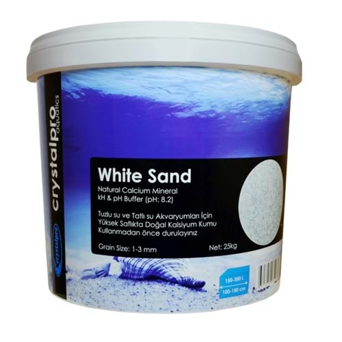 CRYSTALPRO WHİTE SAND KOVA 25 KG