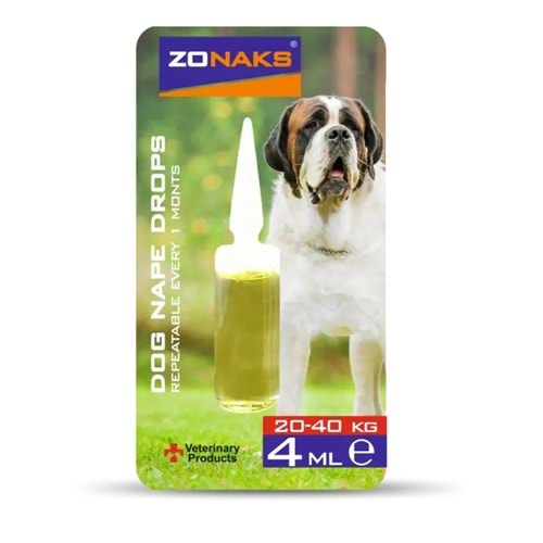 ZONAKS DOG NAPE DROPS 4 ML (20-40 KG)