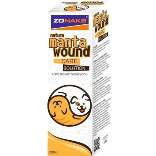 ZONAKS MANTA WOUND YARA BAKIM SOLÜSYONU 200 CC