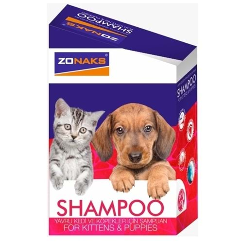 ZONAKS YAVRU KEDİ VE KÖPEK İÇİN ŞAMPUAN 20x10 ML