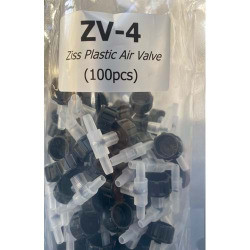 Ziss Aqua ZV4 Hava Ayar Vanası 100 Adet