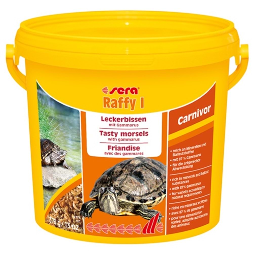 SERA RAFFY GAMMARUS 3800 ML 370 GR