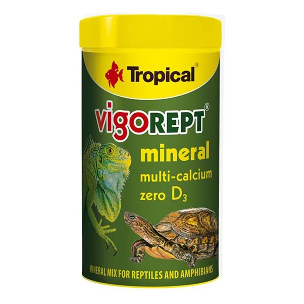 TROPİCAL VİGOREPT MİNERAL (MULTİ-CALCİUM+D3)100ML/60GR