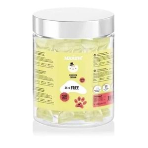 MHAUW CHİCKEN KREMA ÖDÜL 30x15 GR (KAVANOZ)