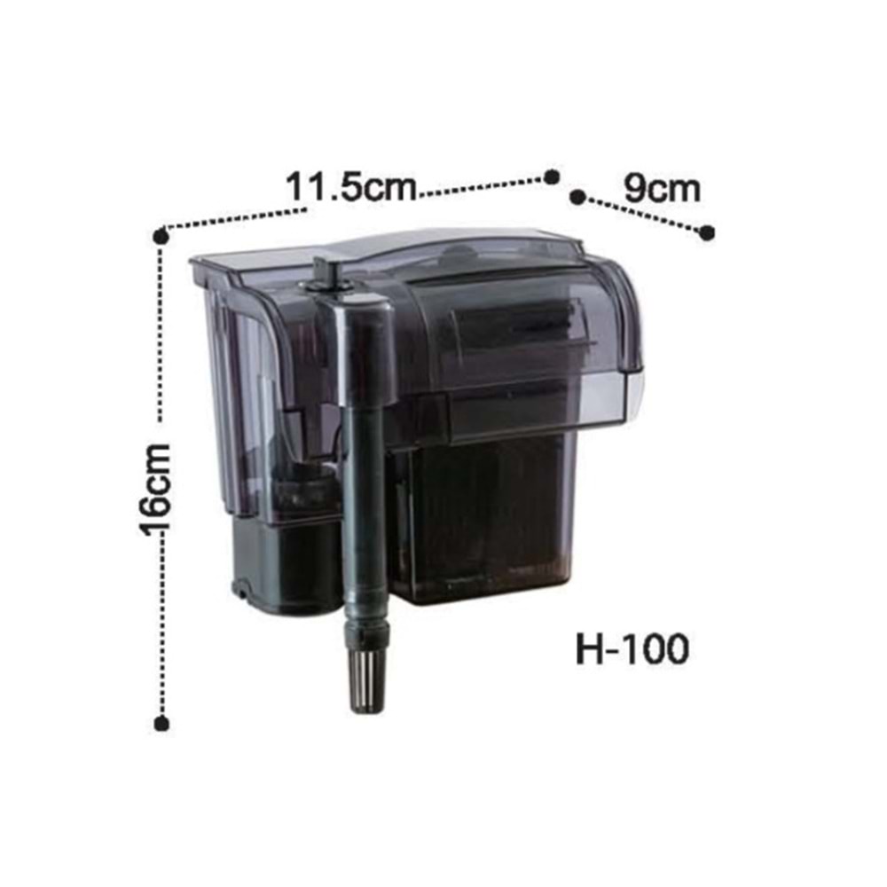 DOPHİN H100 ASKILI FİLTRE 230 L/H