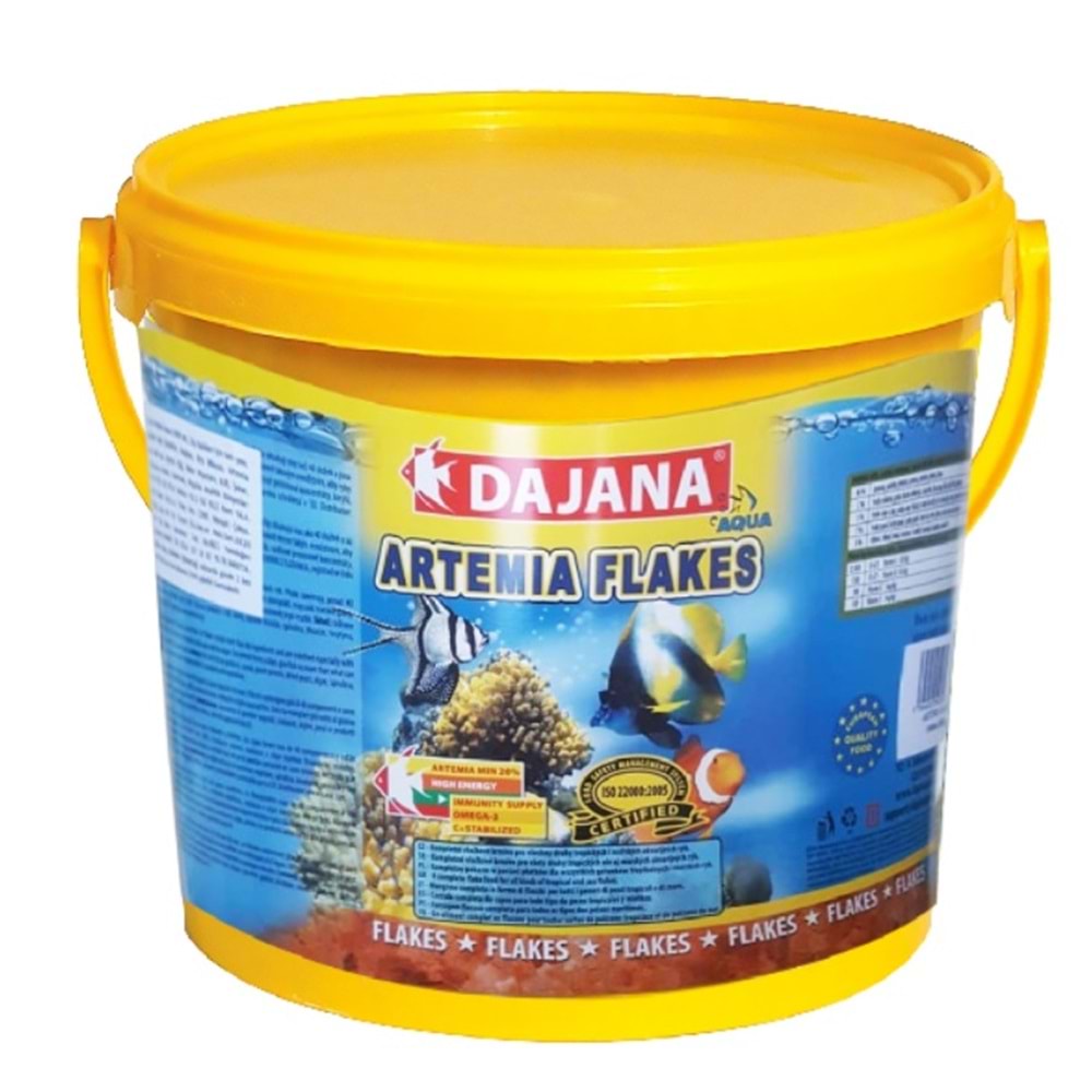 DAJANA TROPİKAL ARTEMİA FLAKES KOVA 2 KG