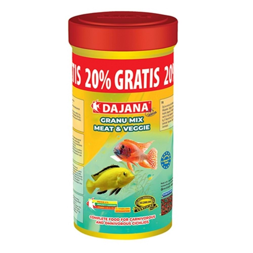 DAJANA GRANU MEAT&VEGGİE MİX 250 ML