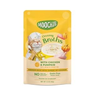 MOOCHİE ÇORBA KEDİ ÖDÜLÜ TAVUK - BALKABAĞI 40GR