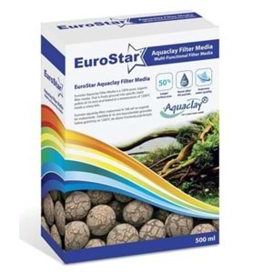 EUROSTAR AQUACLAY BİYOLOJİK FİLTRE MALZEMESİ 500 ML