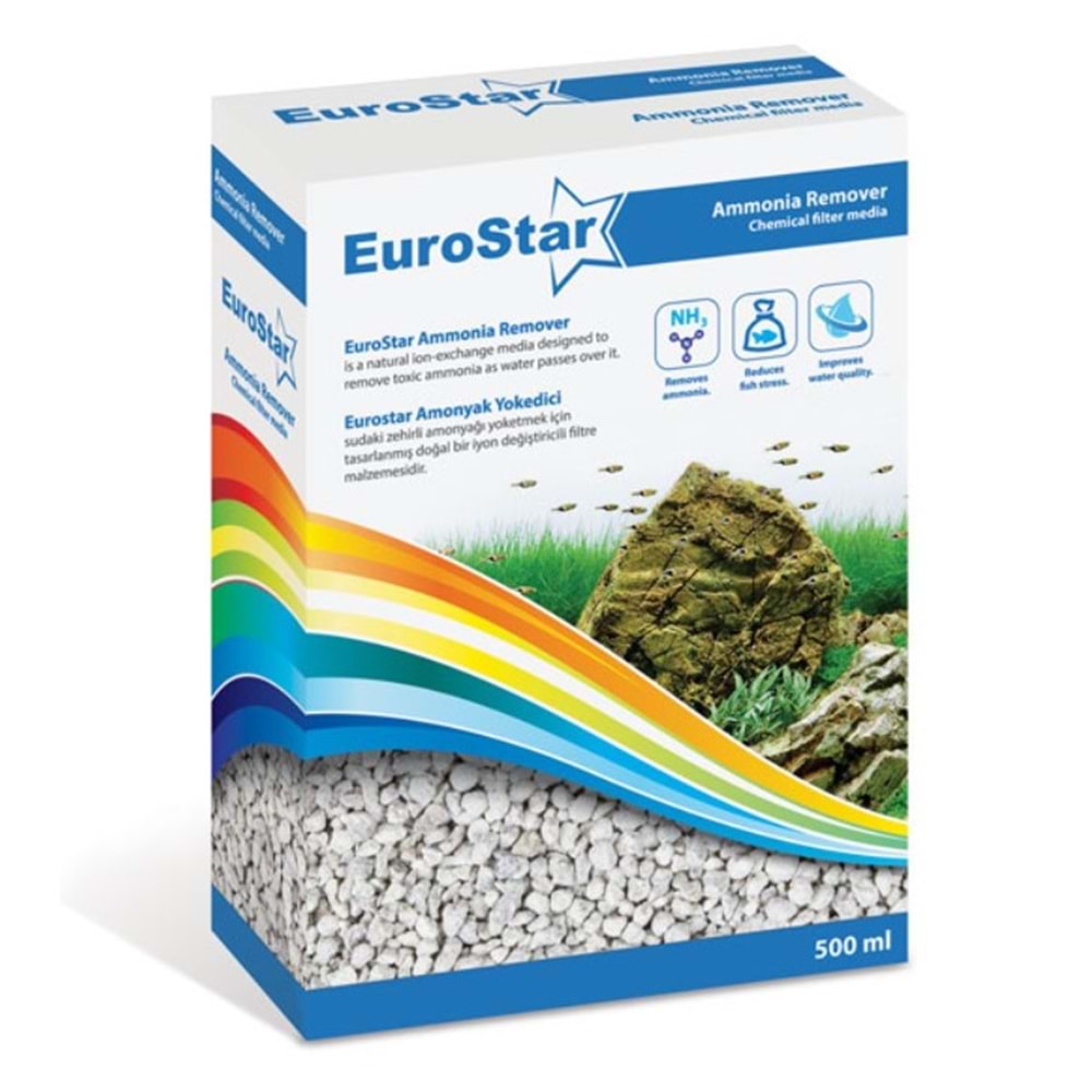 EUROSTAR AMONYAK GİDERİCİ ZEOLİTE FİLTRE MALZEMESİ 500 ML