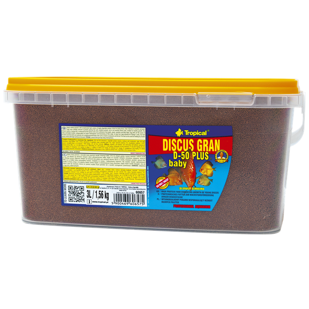 TROPİCAL DİSCUS GRAN D-50 PLUS BABY 3LT/1,56KG