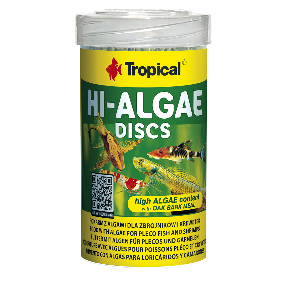 Tropical Hi Algae Discs 250ml/150G