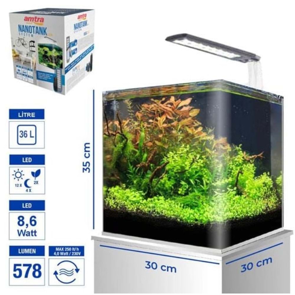 AMTRA NANO TANK 36 SET 30X30X35 CM 36 LT