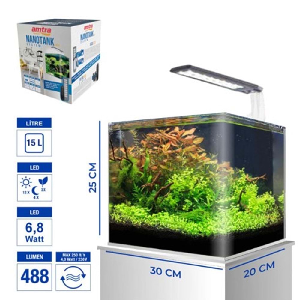 AMTRA NANO TANK 15 SET 30X20X25 CM 15 LT