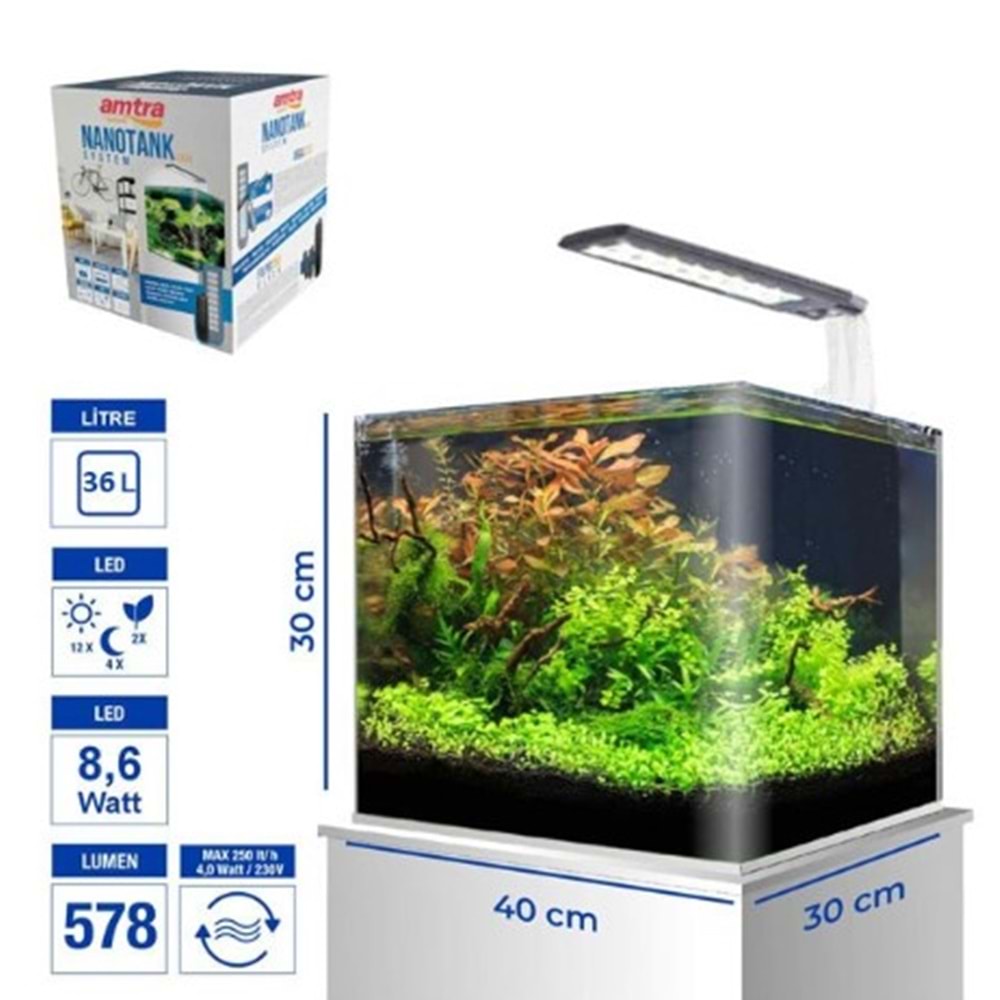 AMTRA NANO TANK 30 SET 40X30X30 CM 30 LT