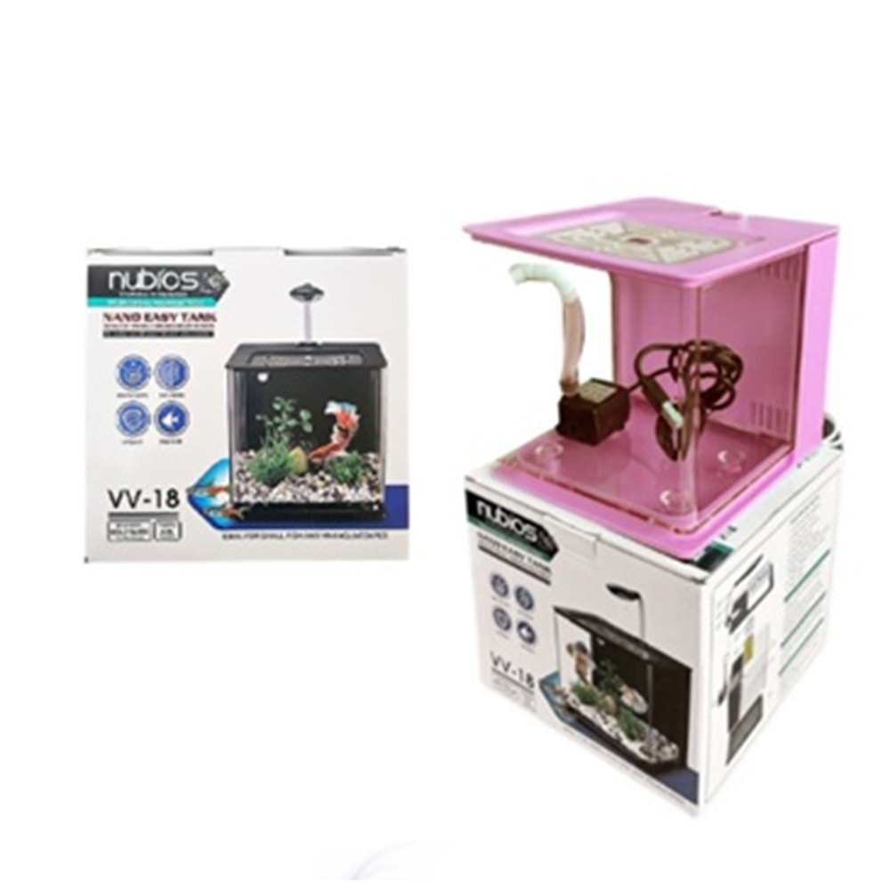 NUBİOS NANO EASY TANK 4,5 L PEMBE