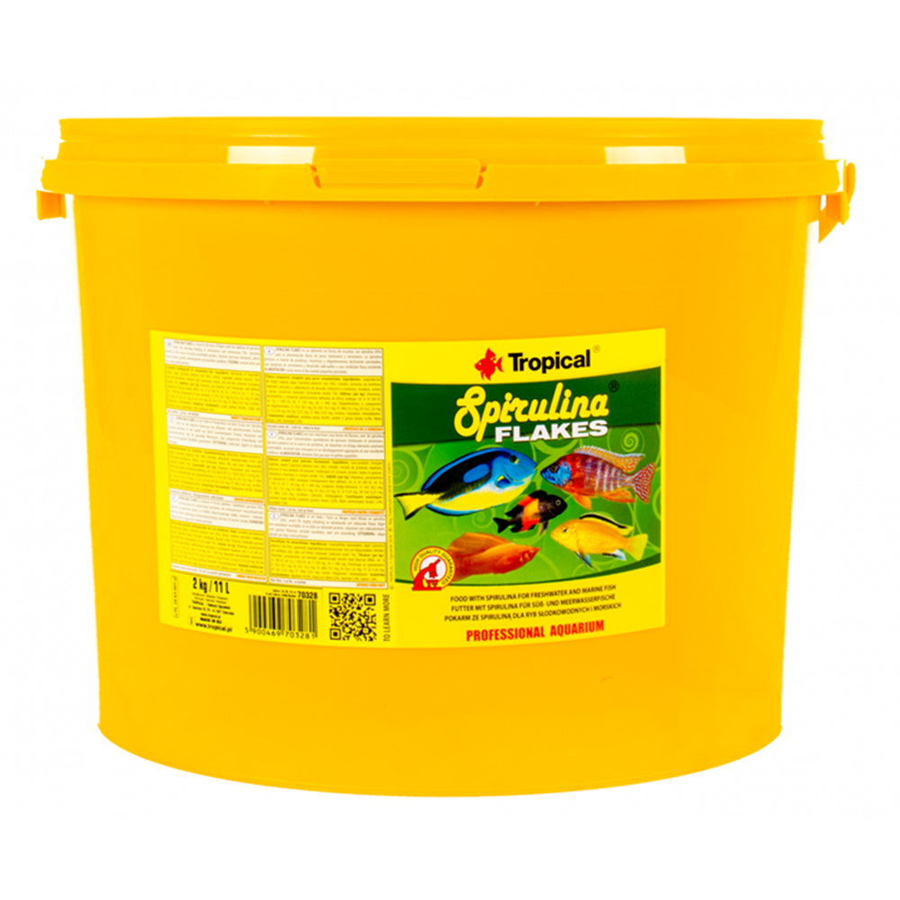 TROPİCAL SPİRULİNA FLAKES 11LT/2KG