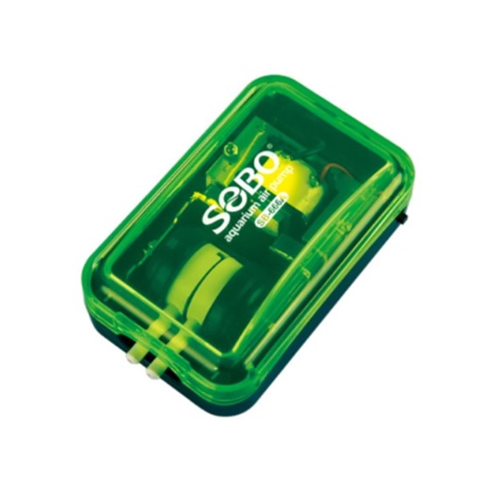 SOBO SB-666A ÇİFT ÇIKIŞLI HAVA MOTORU 3W 2X4 LT/MİN