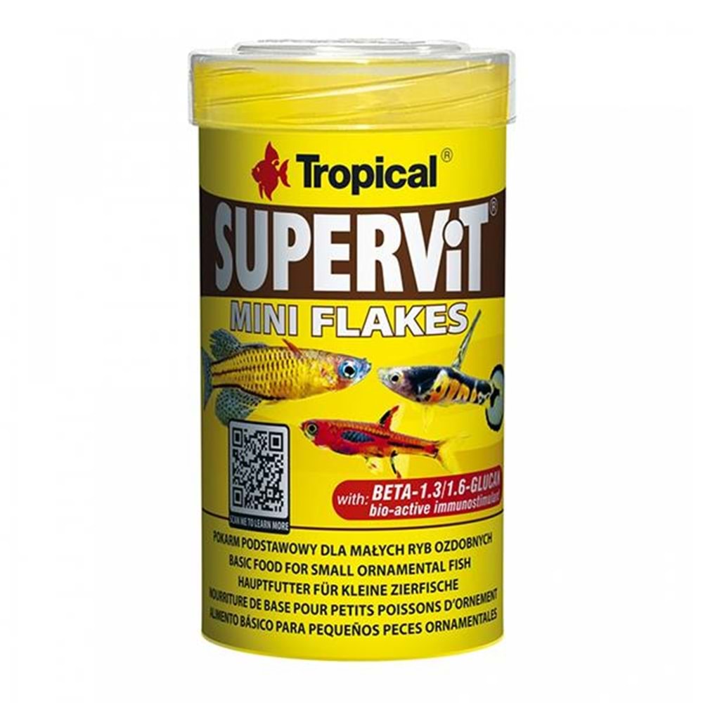 TROPİCAL SUPERVİT MİNİ FLAKES 100ML/44G