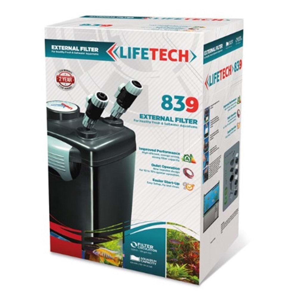 LIFE TECH 838 DIŞ FİLTRE 1200L/H