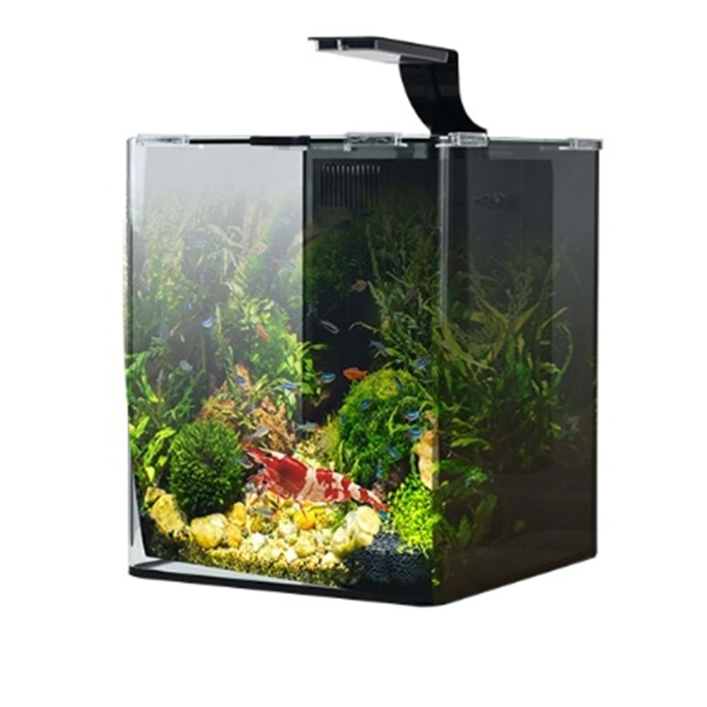 ANUBİAS SHRİMP NANO AKVARYUM SET SİYAH 29 X 29 X 35 CM