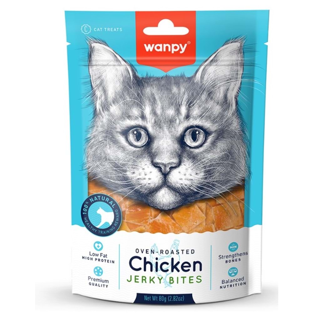 WANPY YUMUŞAK TAVUK 80 GR KEDİ ÖDÜLÜ CA-09H