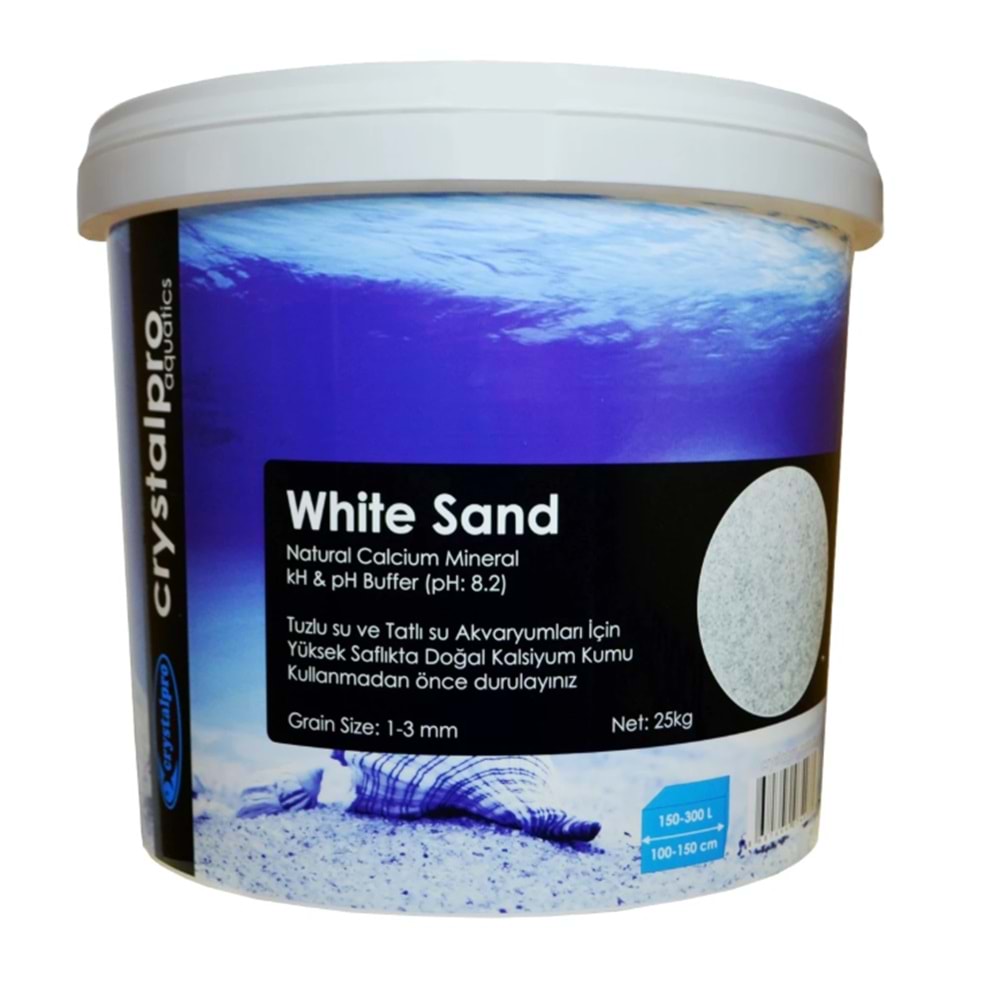 CRYSTALPRO WHİTE SAND KOVA 25 KG
