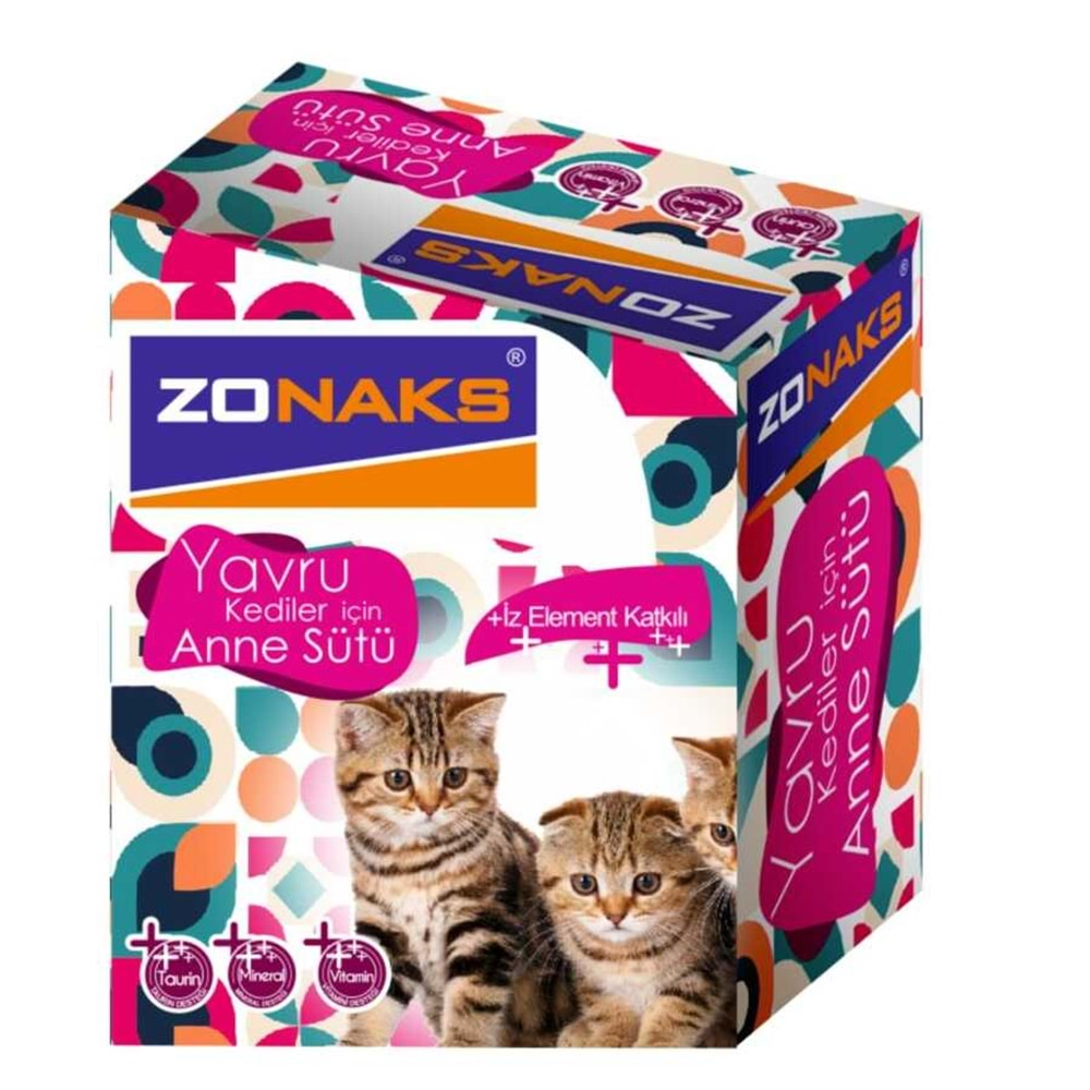 ZONAKS KEDİ SÜT TOZU 14x15 GR