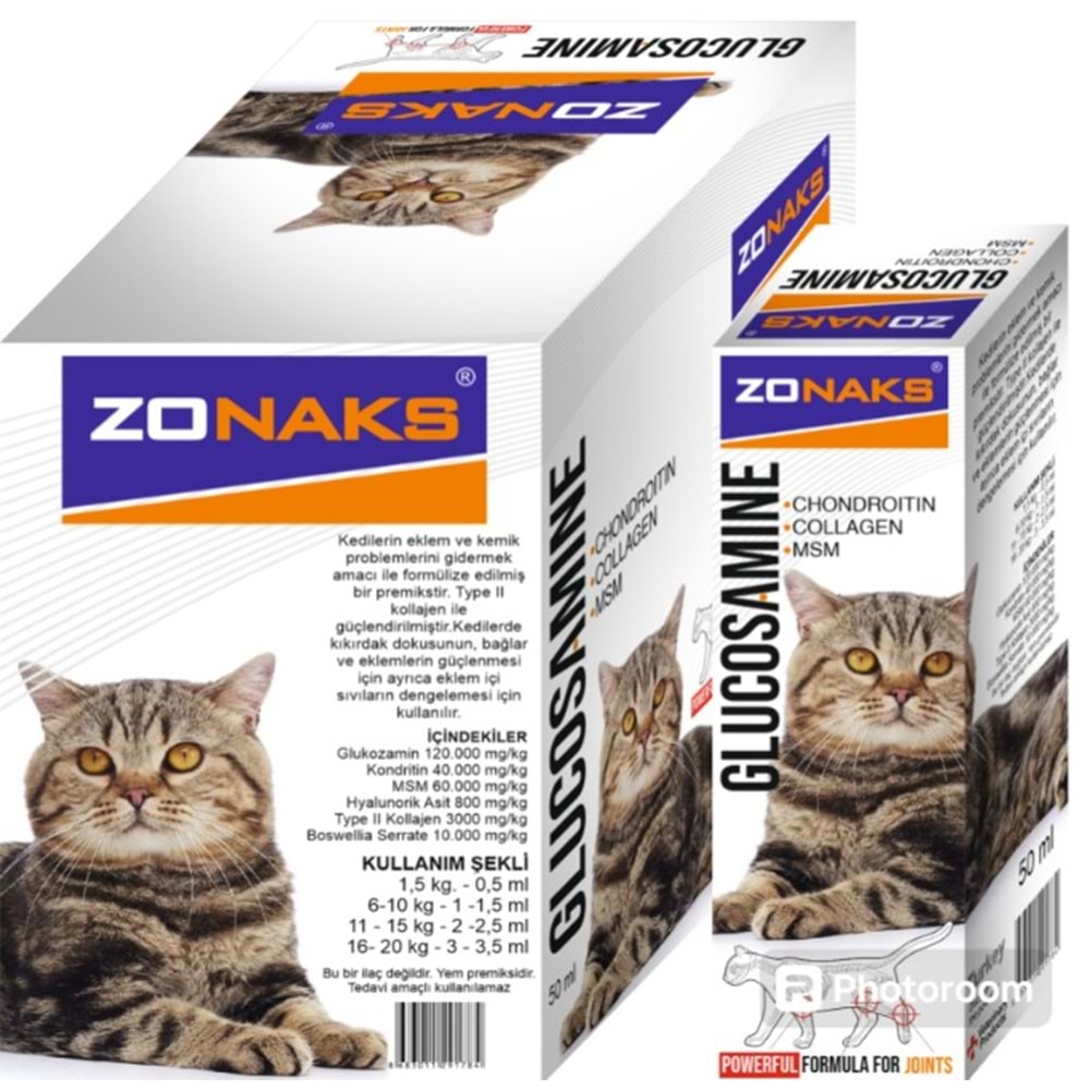 ZONAKS GLUKOZAMİN CAT 50 ML